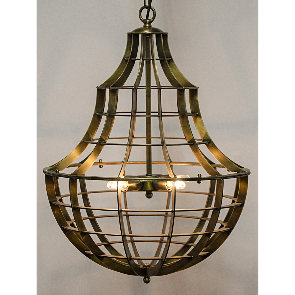 American Home Furniture | Noir - Ribcage Chandelier