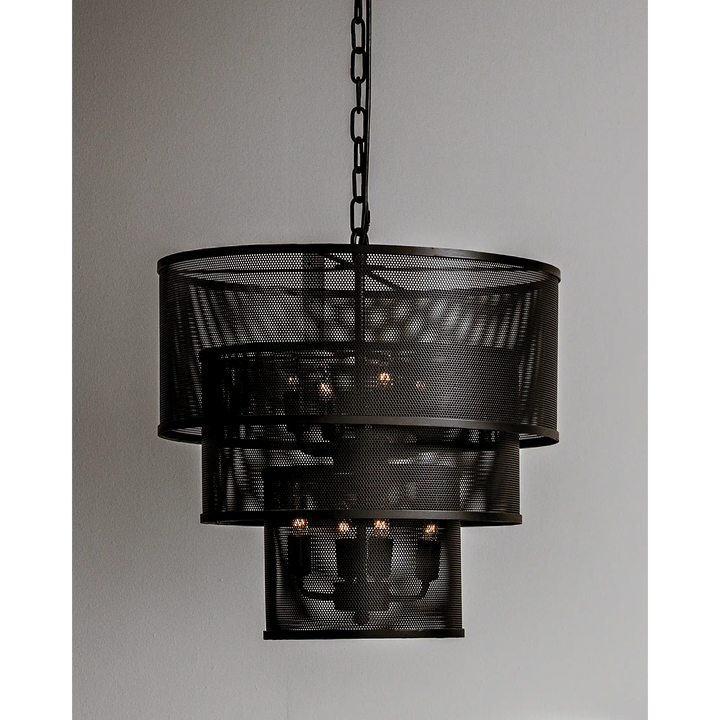 American Home Furniture | Noir - Arena Pendant, Black Steel