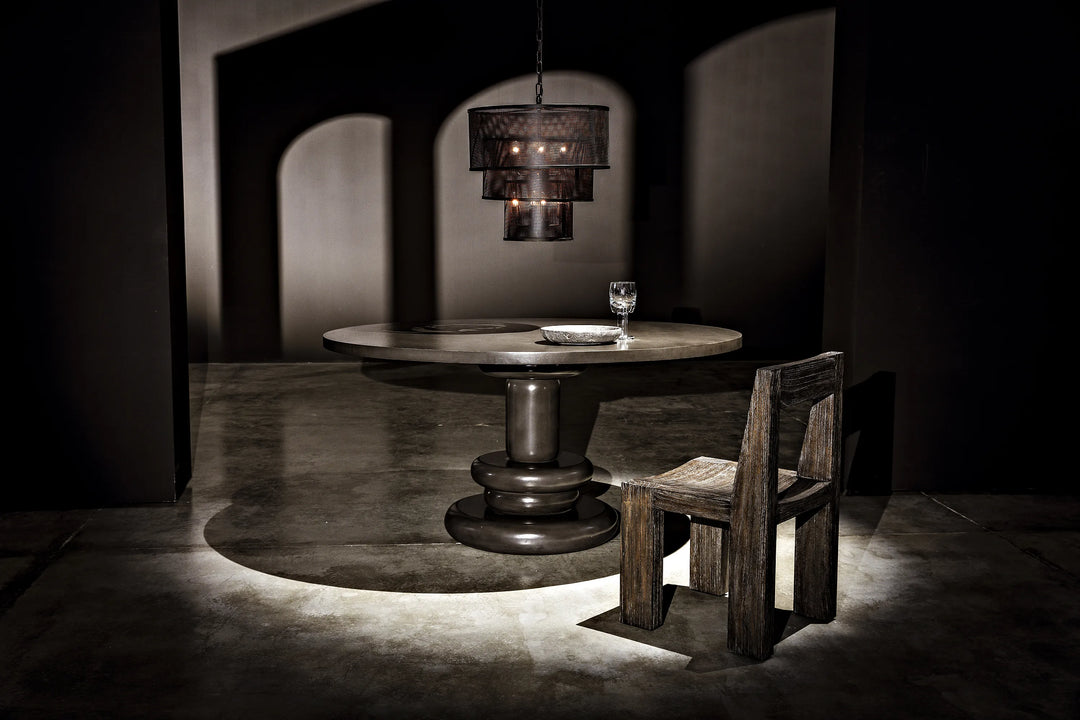 American Home Furniture | Noir - Arena Pendant, Black Steel