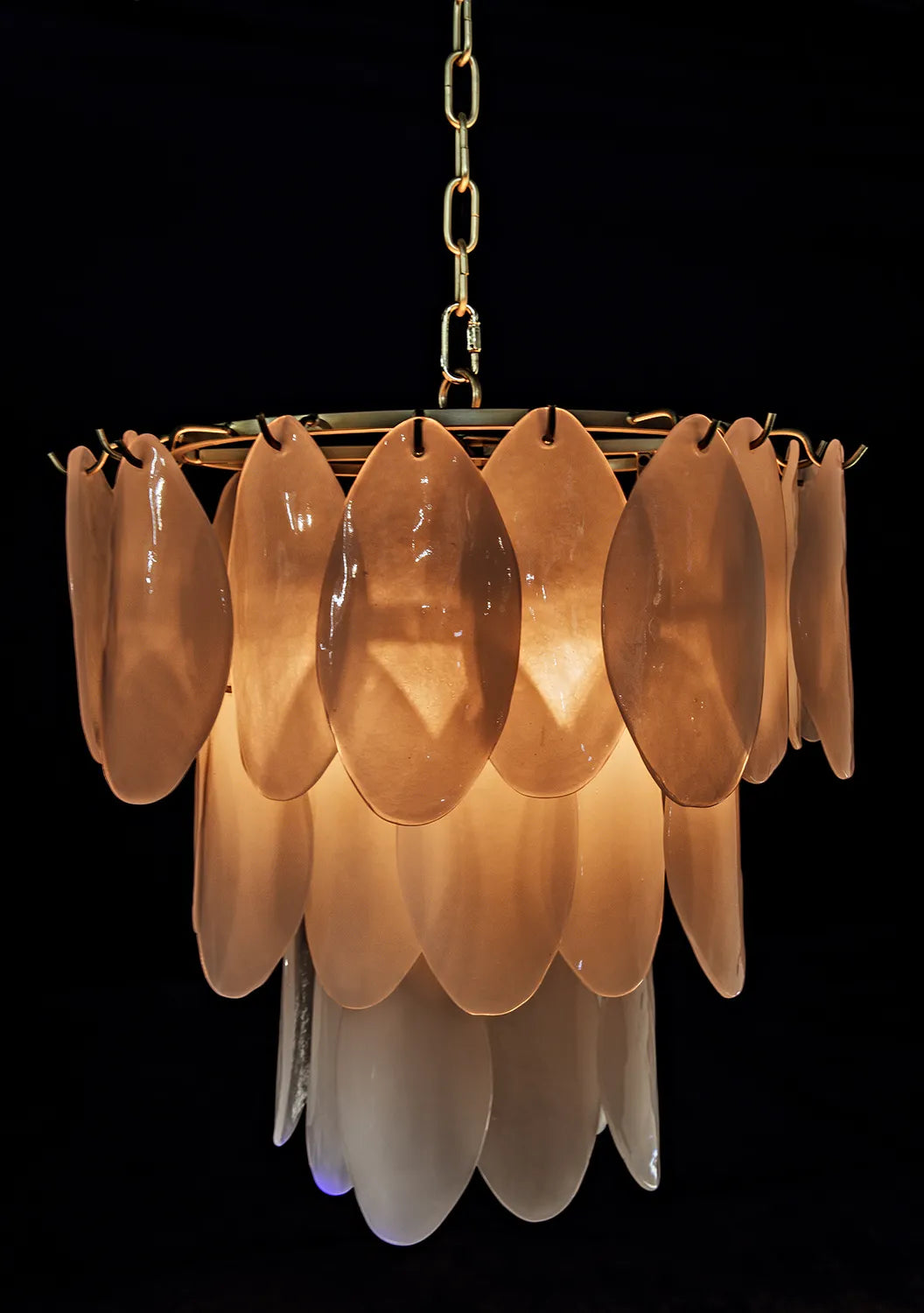 American Home Furniture | Noir - Lotus Chandelier