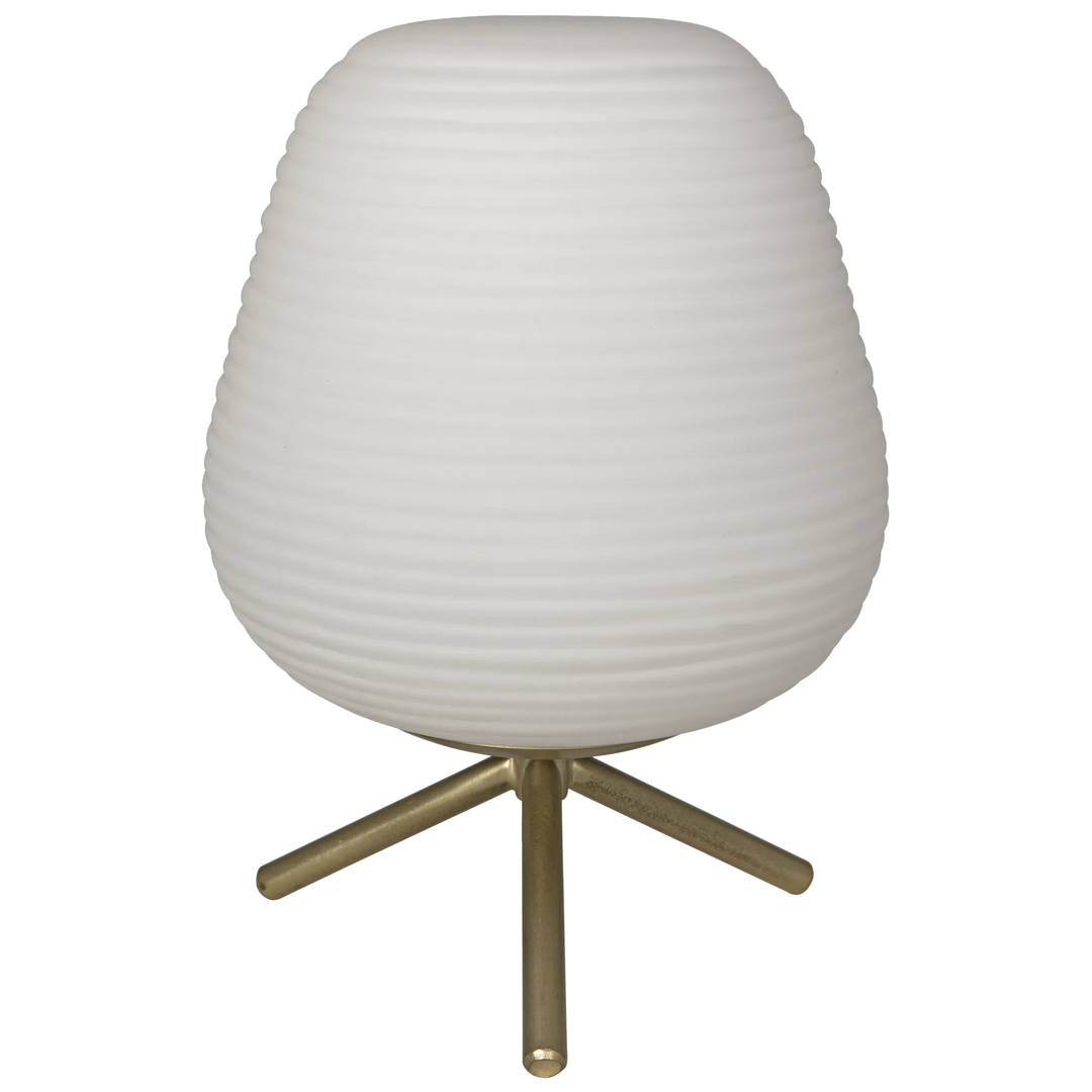 American Home Furniture | Noir - Foka Table Lamp, Metal with Brass Finish