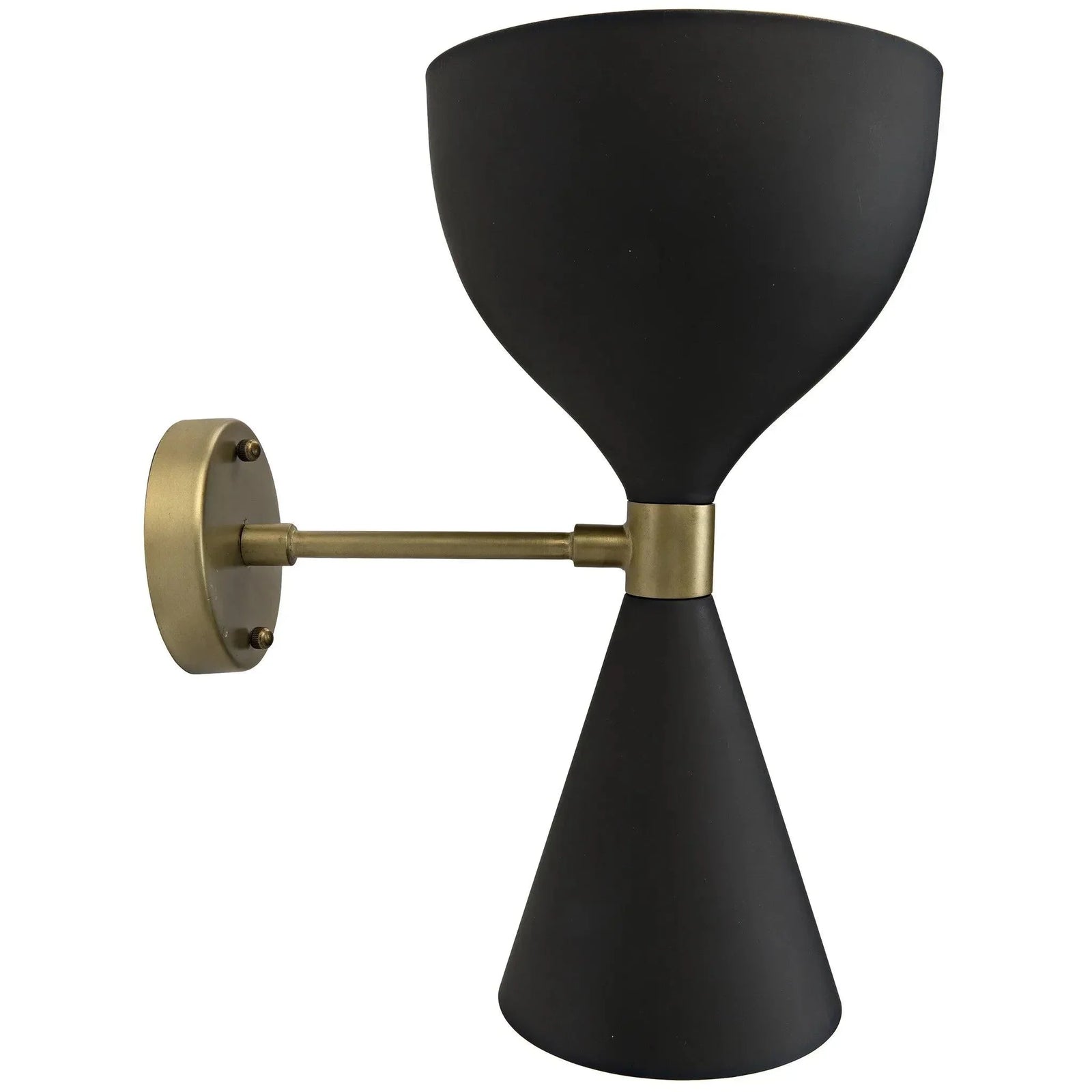 Noir Aegeon Sconce, Black Steel WALL SCONCES