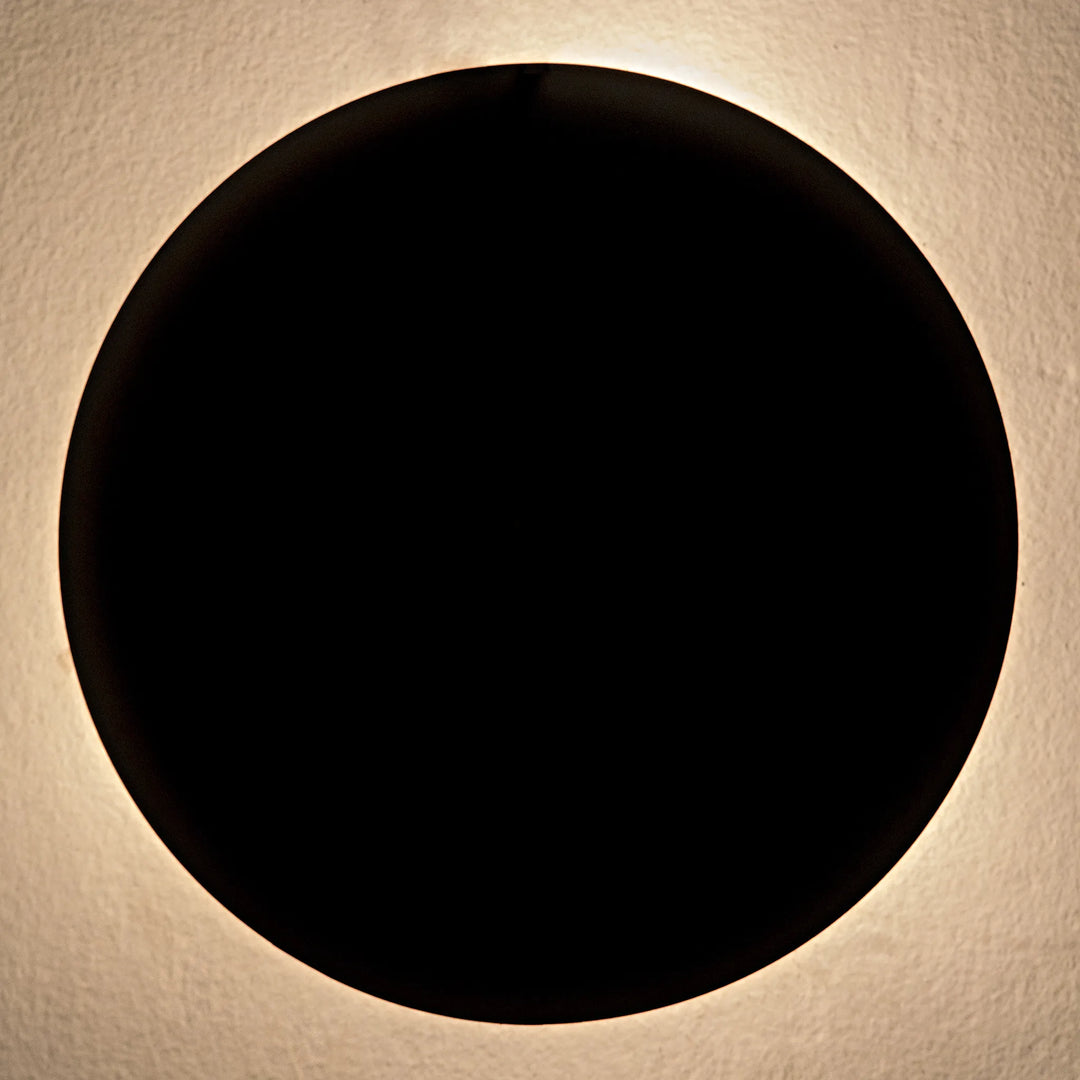 American Home Furniture | Noir - Shadow Sconce, Black Steel