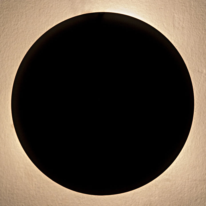 American Home Furniture | Noir - Shadow Sconce, Black Steel