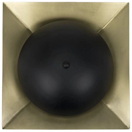 Noir Agila Sconce, Steel with Brass Finish WALL SCONCES