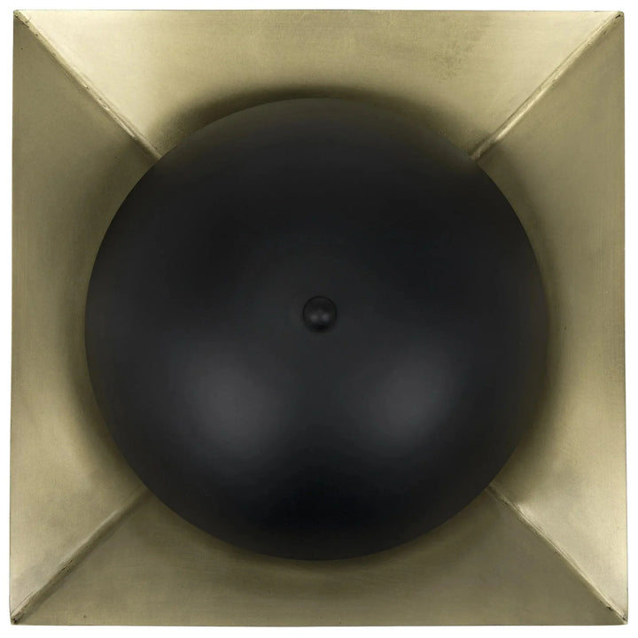 Noir Agila Sconce, Steel with Brass Finish WALL SCONCES