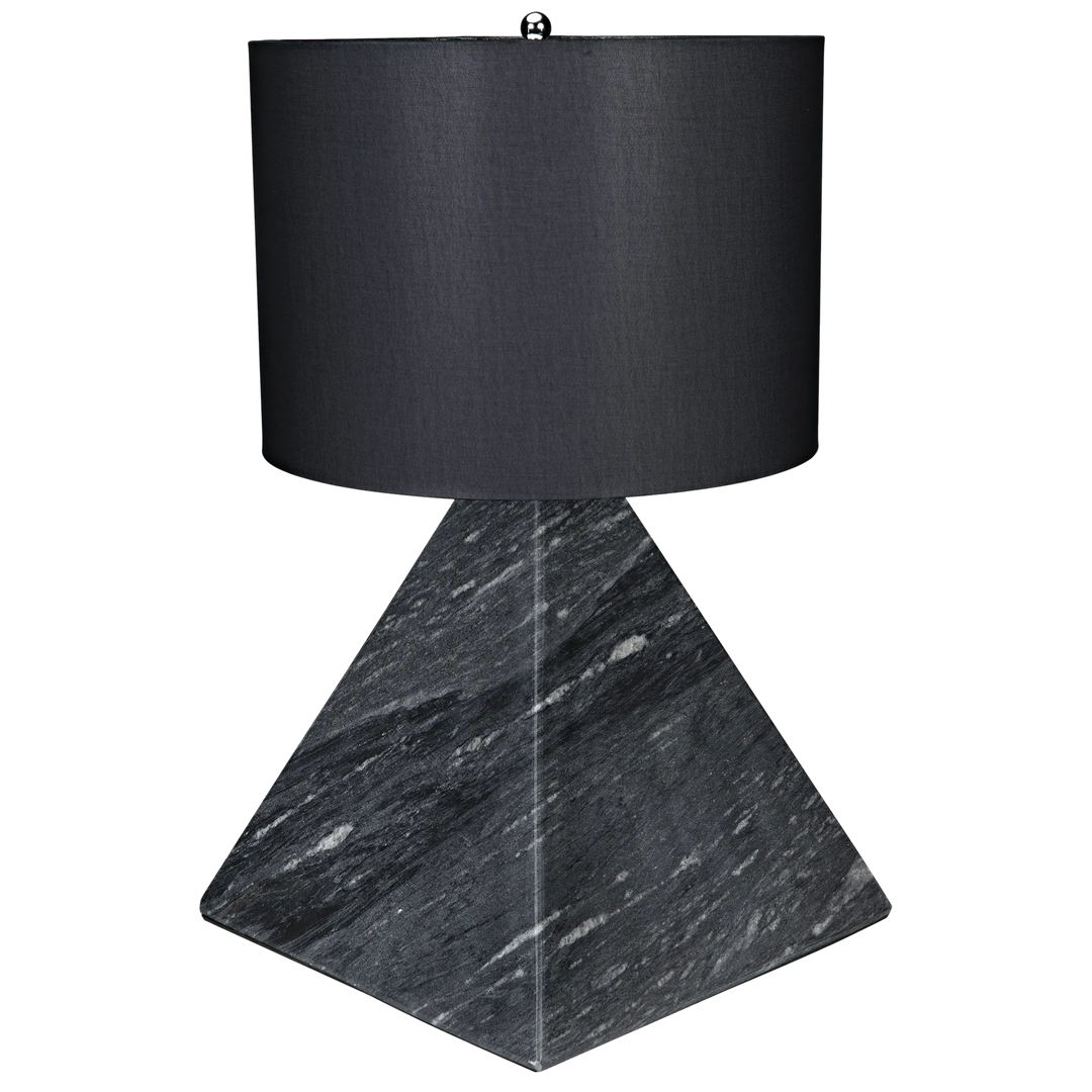 American Home Furniture | Noir - Sheba Table Lamp with Black Shade