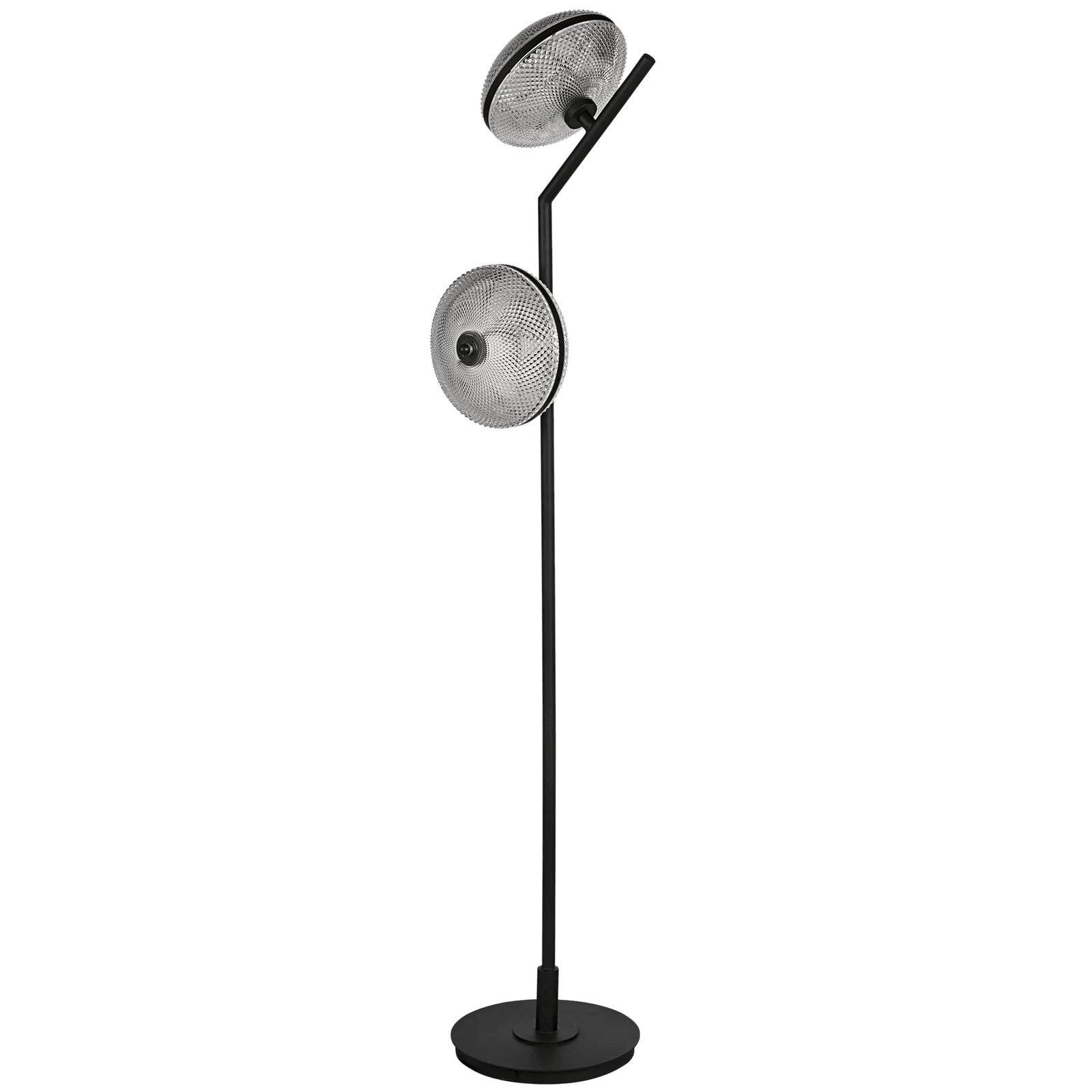Noir Gibson Floor Lamp, Black Steel FLOOR LAMPS