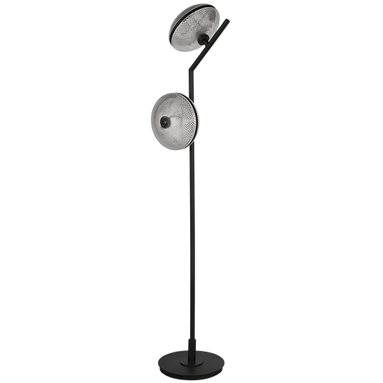 Noir Gibson Floor Lamp, Black Steel FLOOR LAMPS