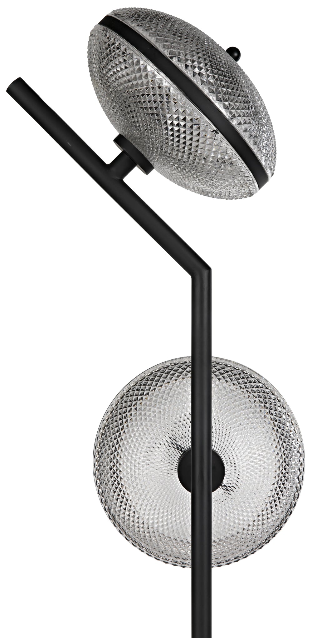 American Home Furniture | Noir - Gibson Floor Lamp, Black Steel