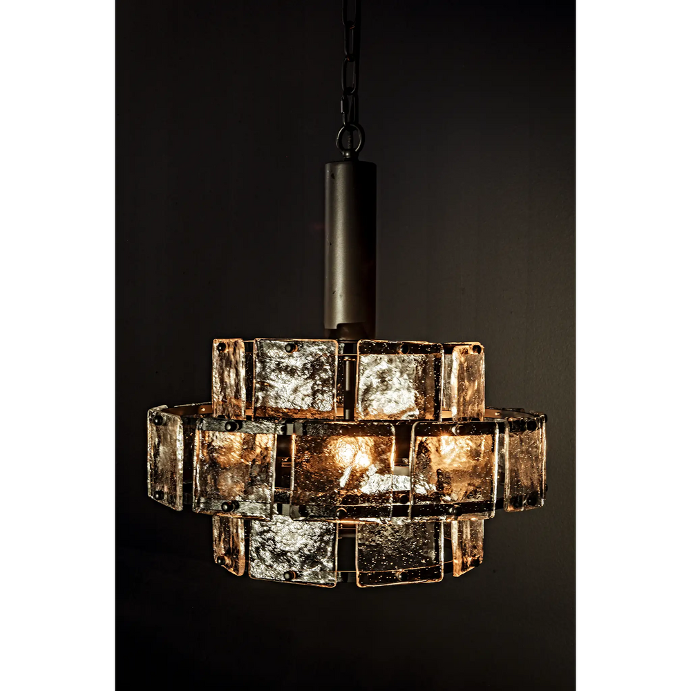 American Home Furniture | Noir - Bergdorf Pendant, Black Steel