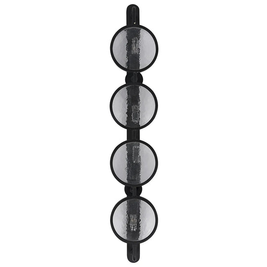 Noir Ordo Sconce, Black Steel WALL SCONCES