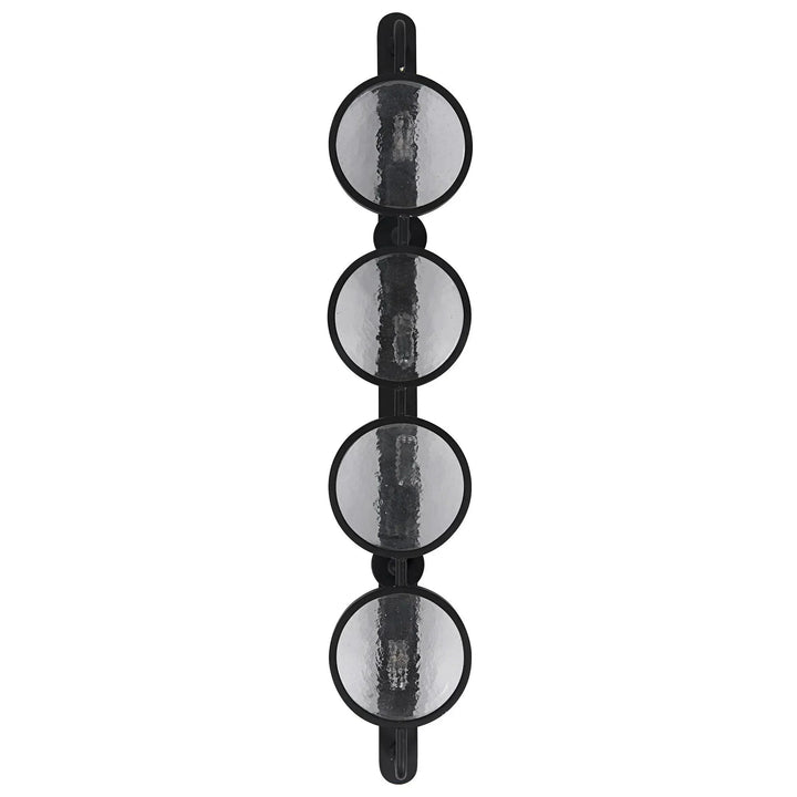 Noir Ordo Sconce, Black Steel WALL SCONCES