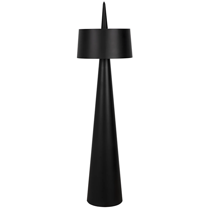 American Home Furniture | Noir - Moray Floor Lamp, Black Steel