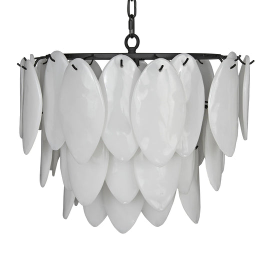 Noir Lotus Chandelier, Medium CHANDELIERS