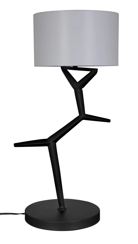 Noir Arizona Lamp with Shade TABLE LAMPS