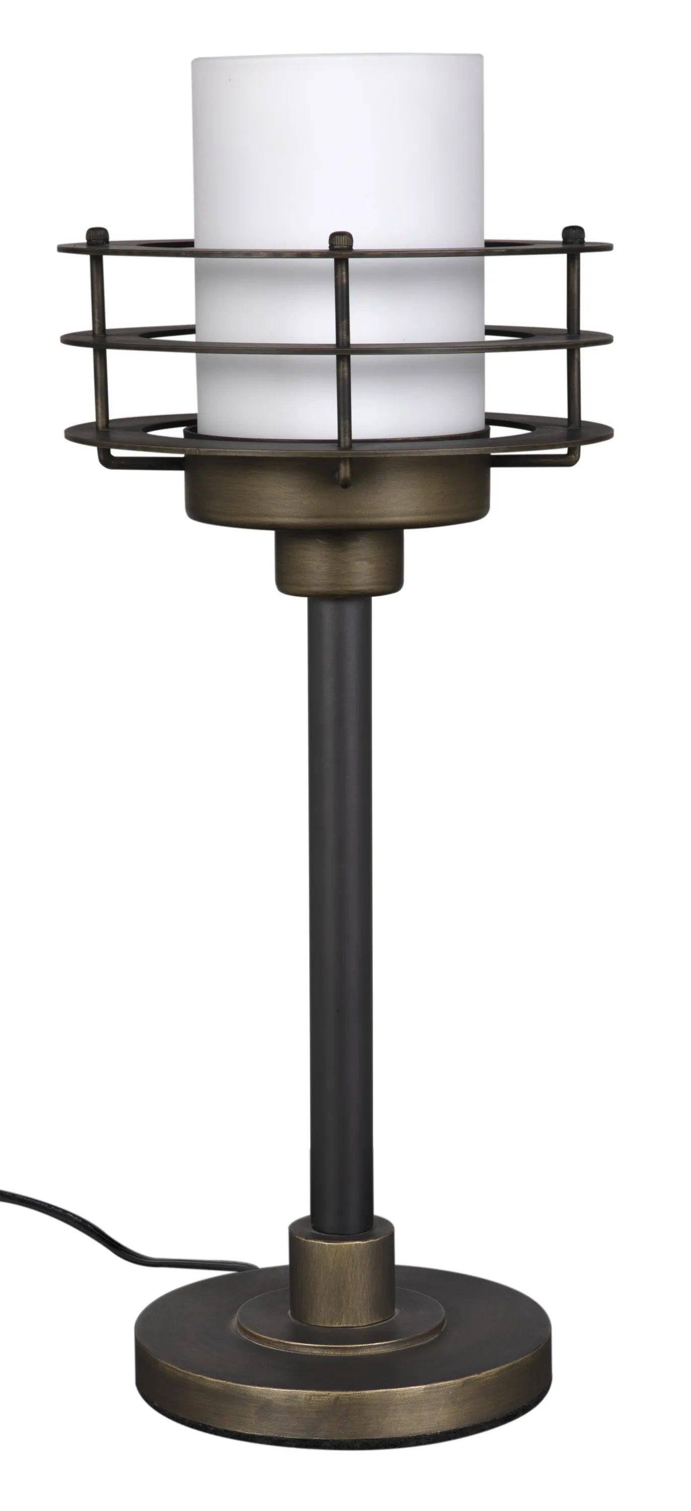 Noir Lighthouse Lamp TABLE LAMPS