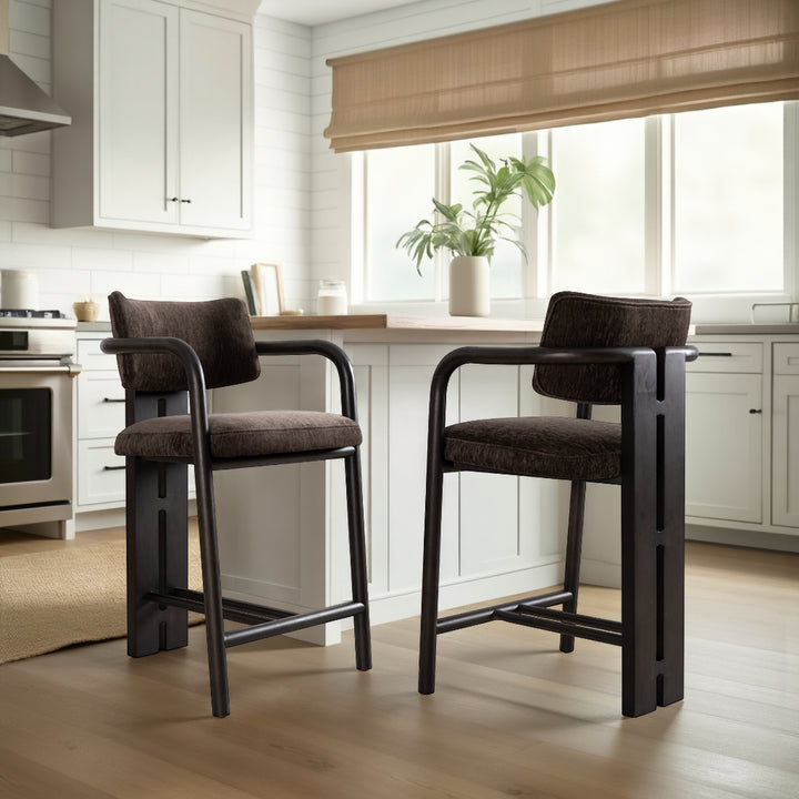 American Home Furniture Armen Living Aaliyah 26" Counter Stool Set of 2