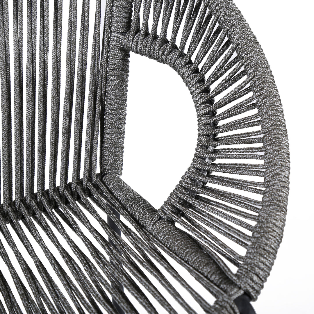 25"W x 22"D x 40"H / Gray/Black