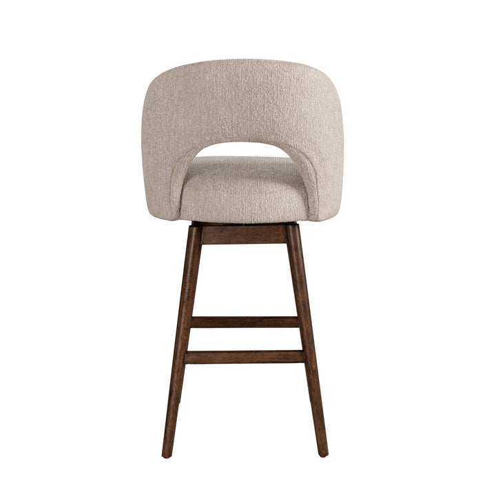 21"W x 22.75"D x 42.5"H / Beige/Brown Oak