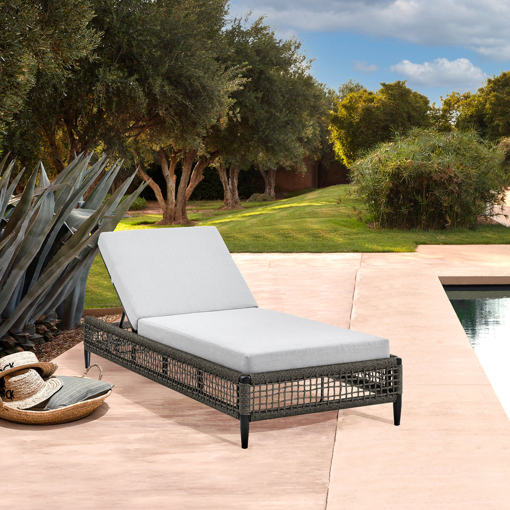 American Home Furniture Armen Living Alegria Outdoor Chaise Lounge