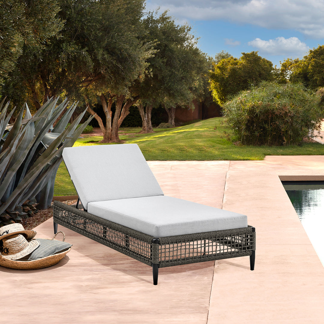 American Home Furniture Armen Living Alegria Outdoor Chaise Lounge