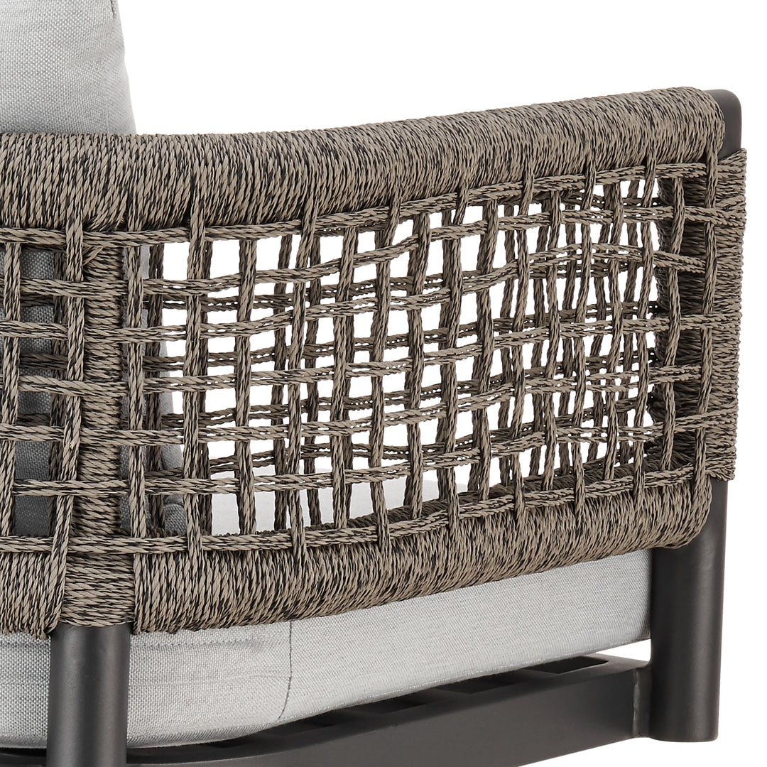 American Home Furniture Armen Living Alegria Outdoor Swivel Counter Stool Set of 2