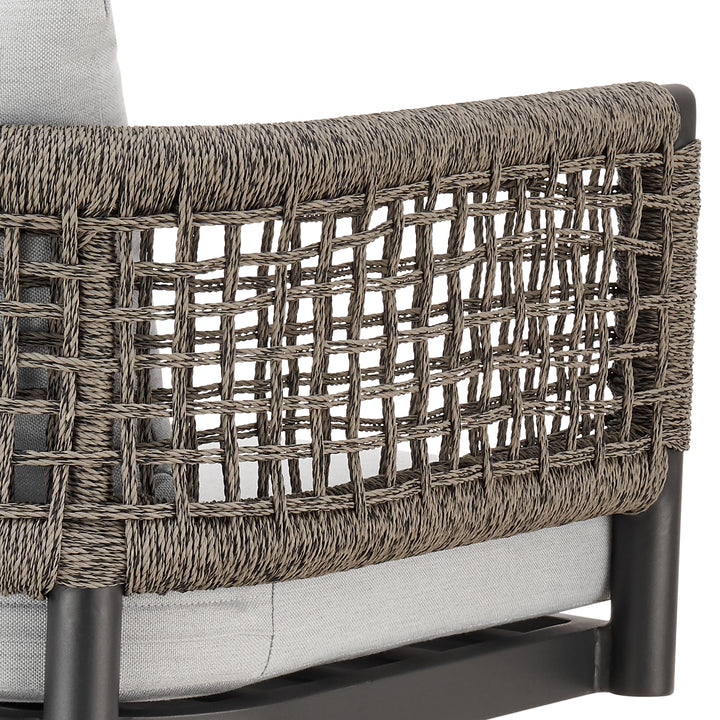 American Home Furniture Armen Living Alegria Outdoor Swivel Counter Stool Set of 2