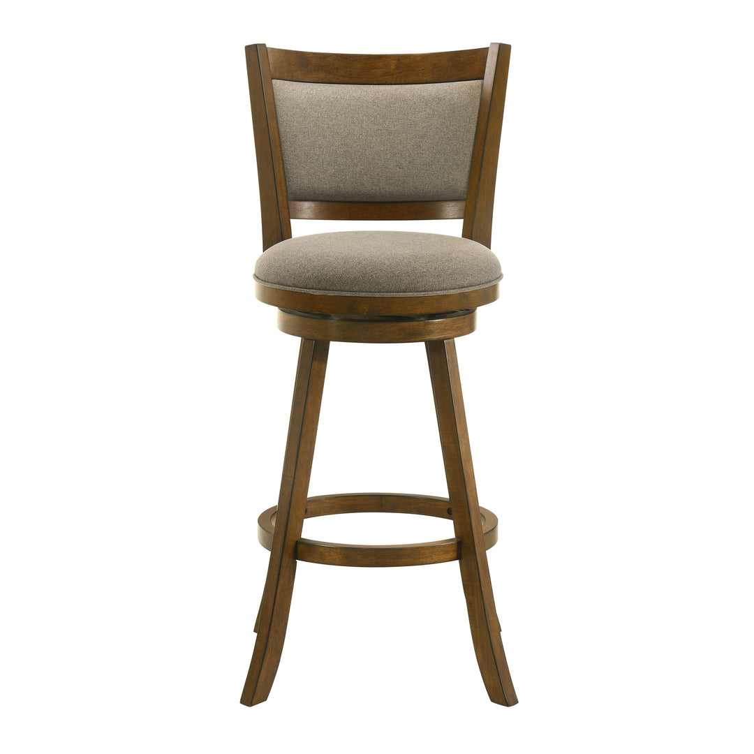 19.5"W x 18.5"D x 43.5"H / Gray/Sepia Brown