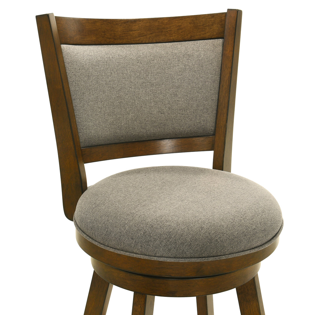 19.5"W x 18.5"D x 43.5"H / Gray/Sepia Brown