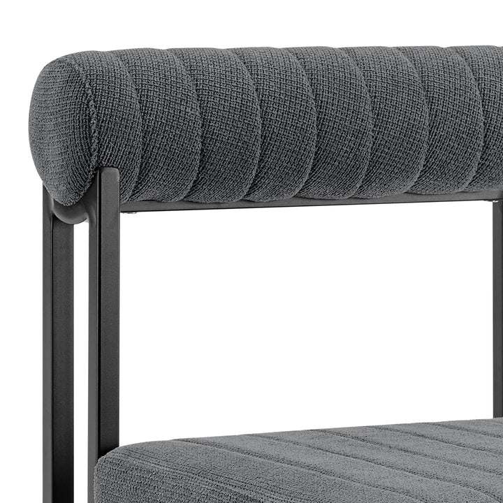 17.5"W x 22"D x 31"H / Anchor Gray/Black