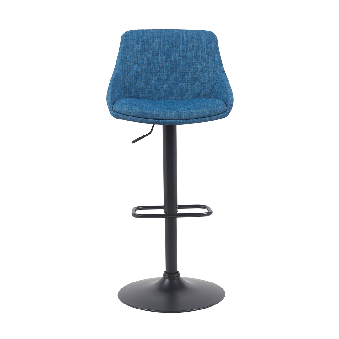 20.5"W x 20.5"D x 34.5 - 43.5"H / Blue/Black