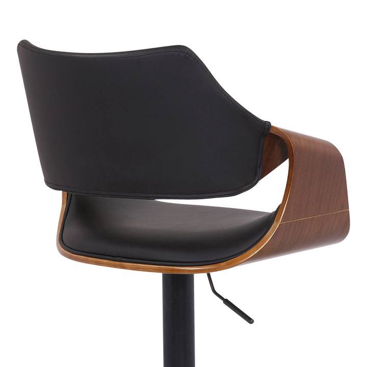 21"W x 21"D x 37-45"H / Black/Walnut