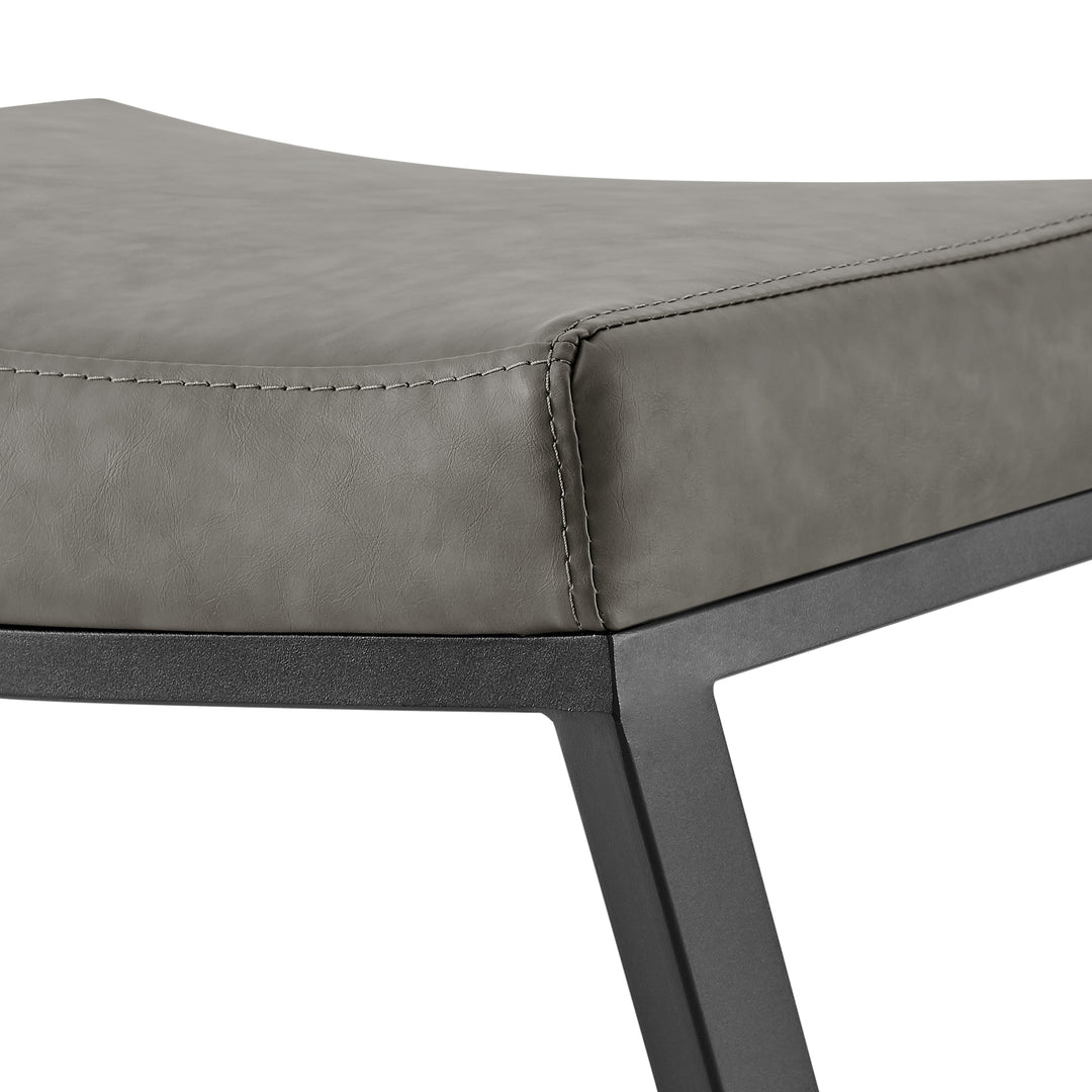 17"W x 17"D x 26"H / Vintage Gray/Black