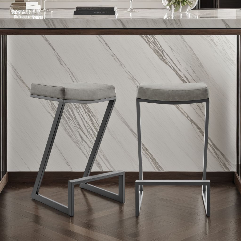 17"W x 17"D x 26"H / Vintage Gray/Black