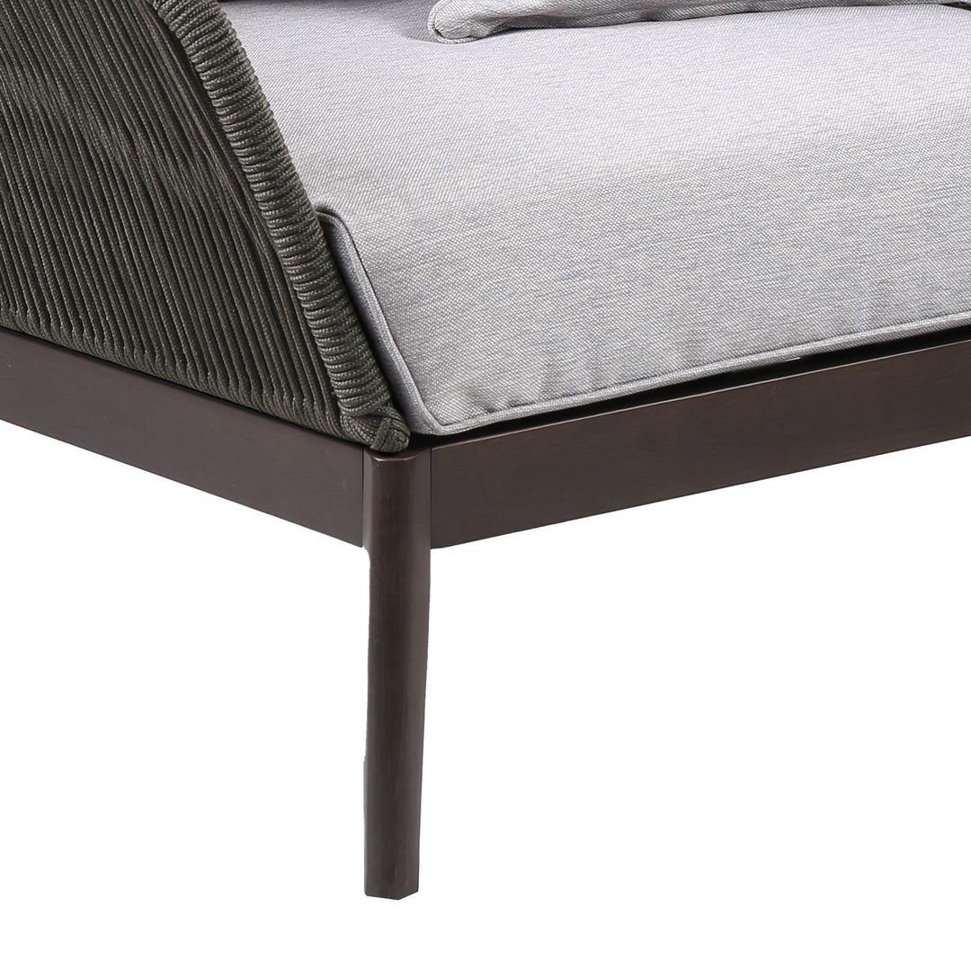 35"W x 30"D x 28"H / Gray/Dark