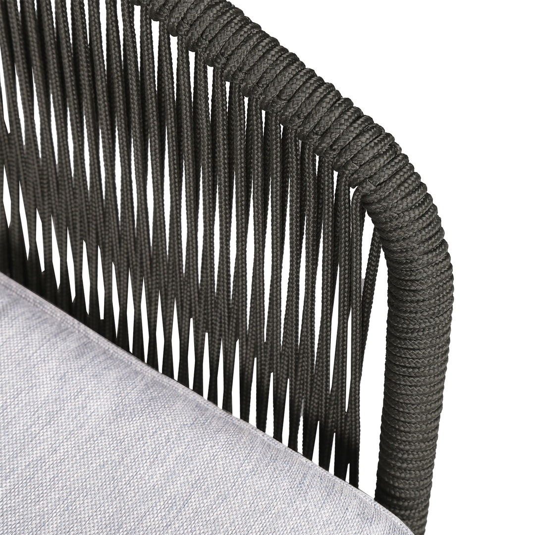 35"W x 30"D x 28"H / Gray/Dark