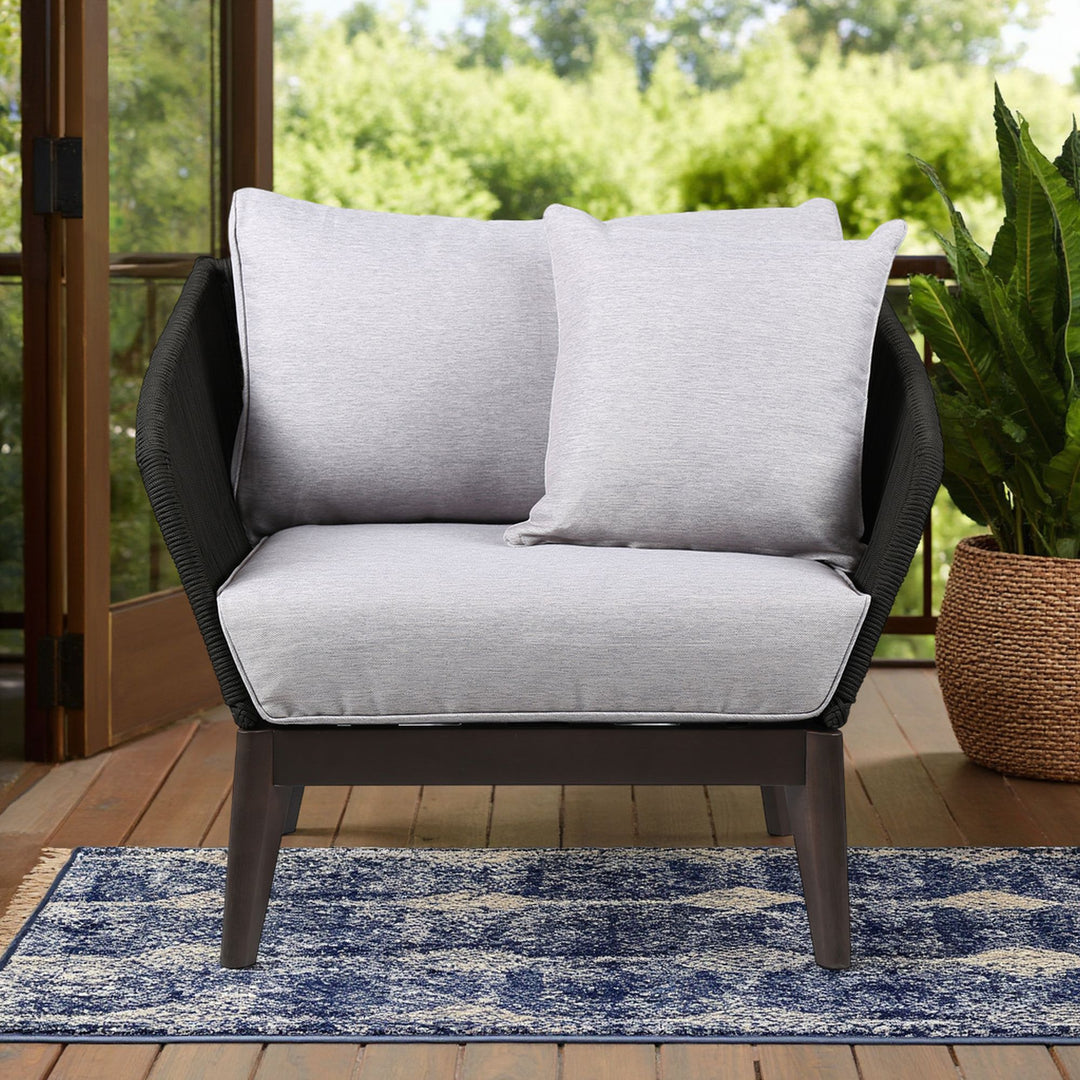 35"W x 30"D x 28"H / Gray/Dark