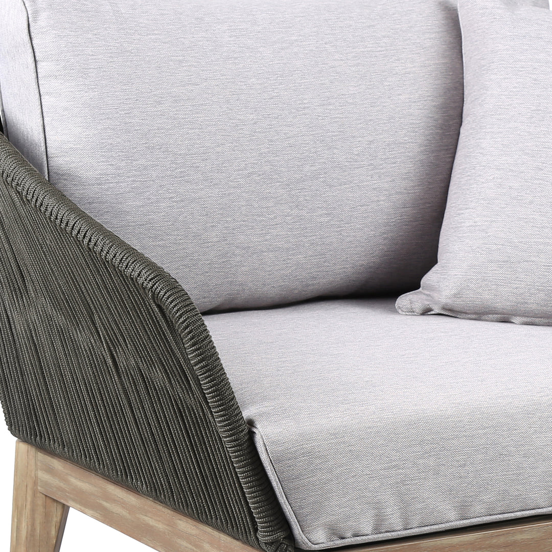 35"W x 30"D x 28"H / Gray/Light