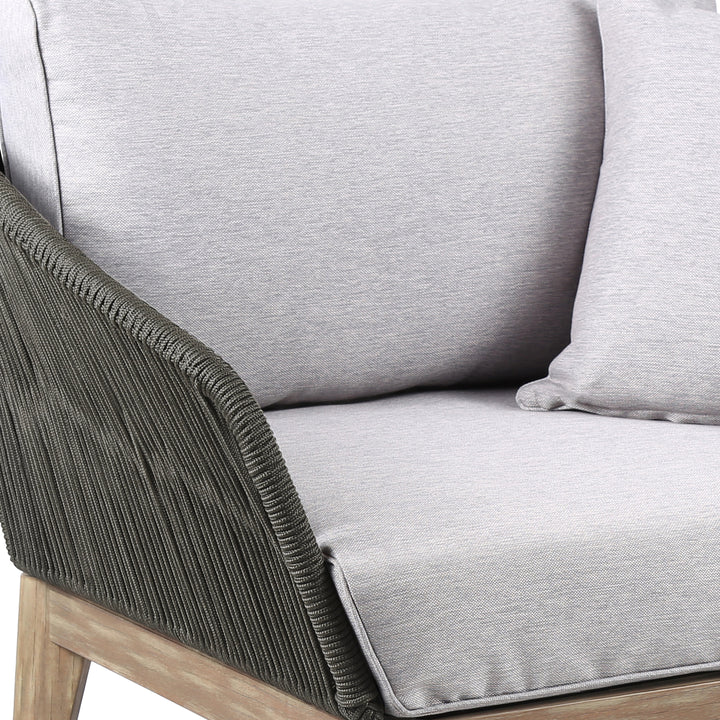 35"W x 30"D x 28"H / Gray/Light