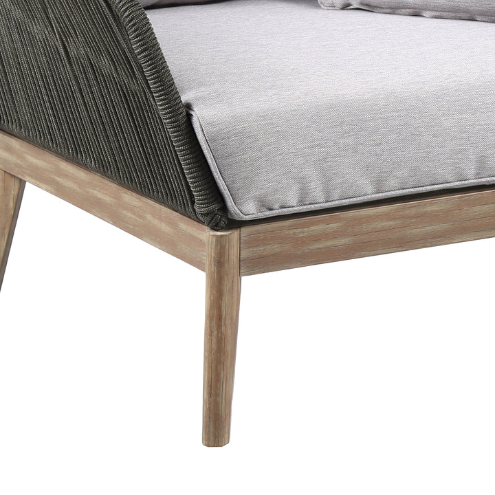 35"W x 30"D x 28"H / Gray/Light