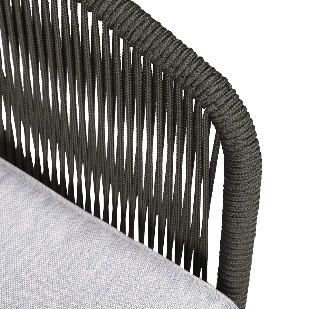 35"W x 30"D x 28"H / Gray/Light