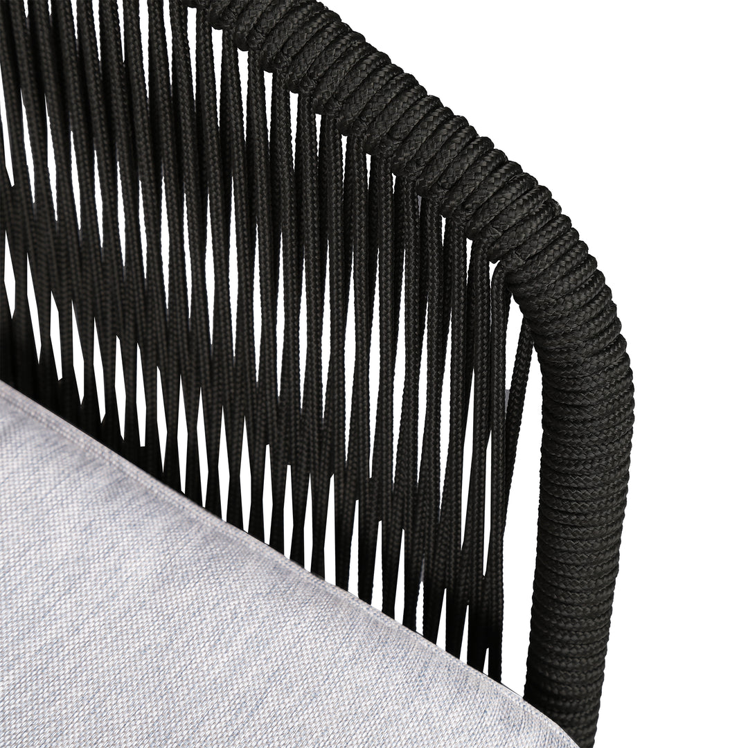 93"W x 30"D x 28"H / Gray/Dark