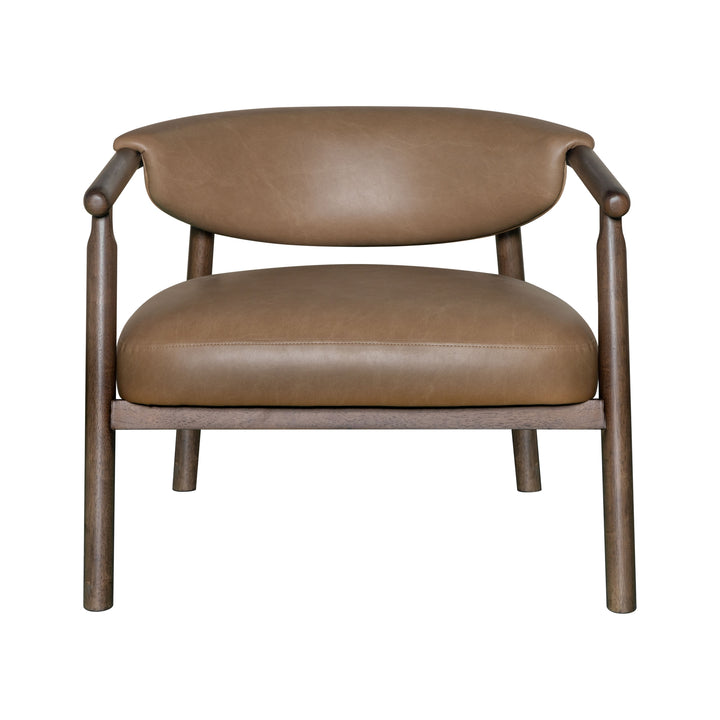 33"W x 30"D x 34"H / Brown/Dark brown