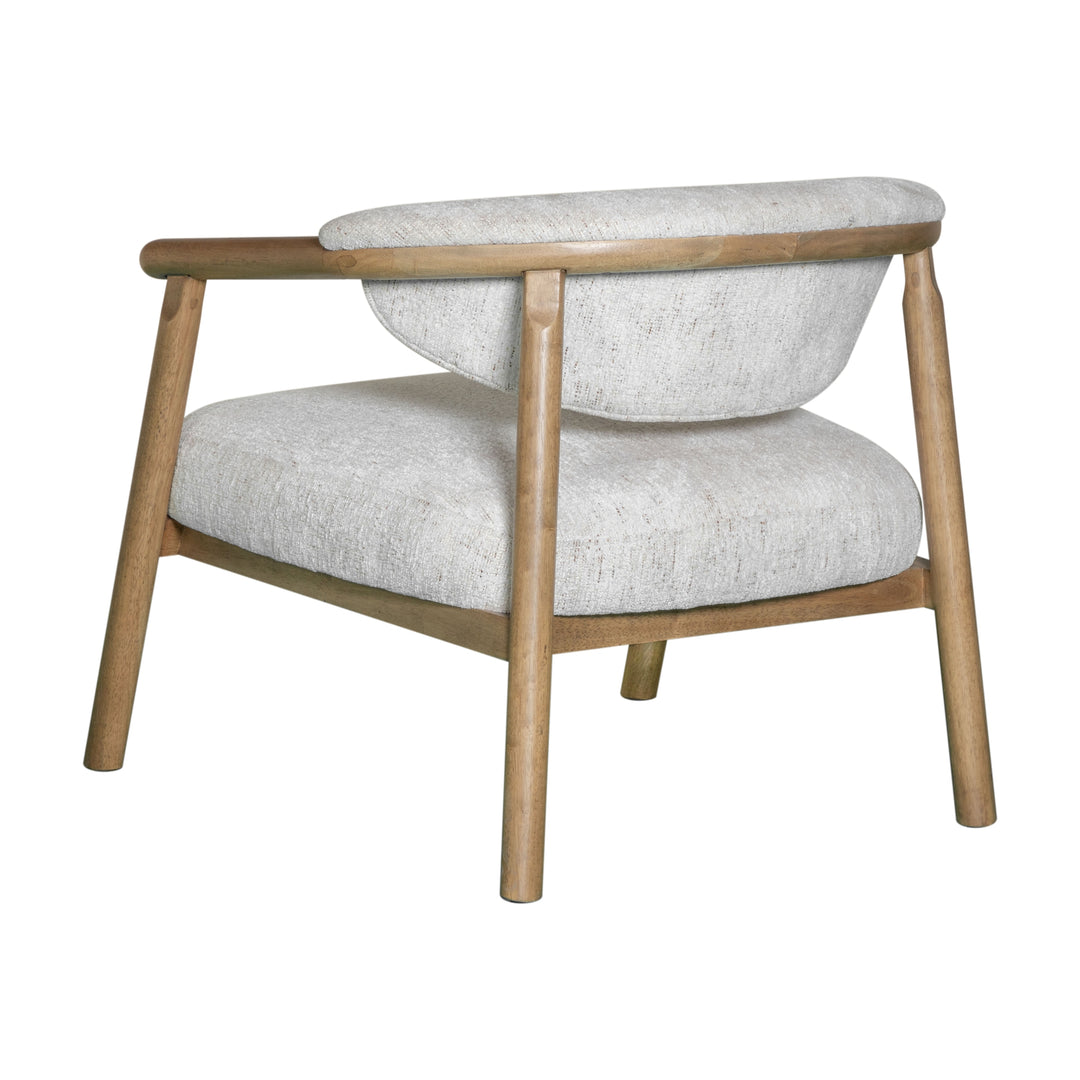 33"W x 30"D x 34"H / Off-White/Brown