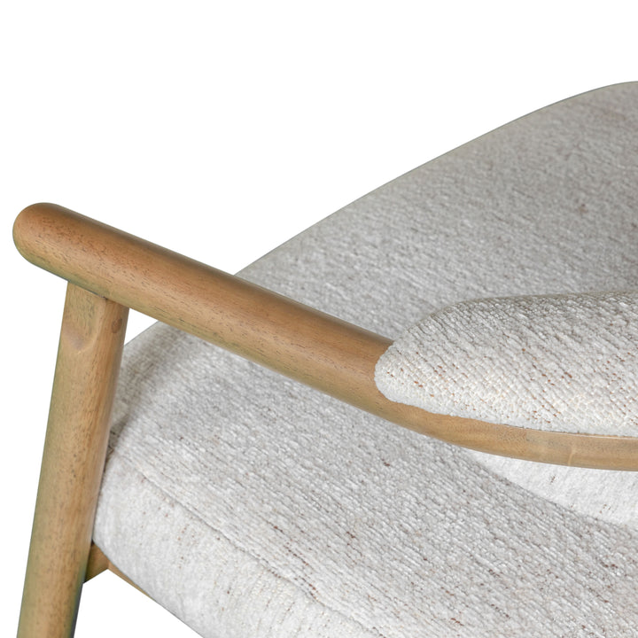 33"W x 30"D x 34"H / Off-White/Brown