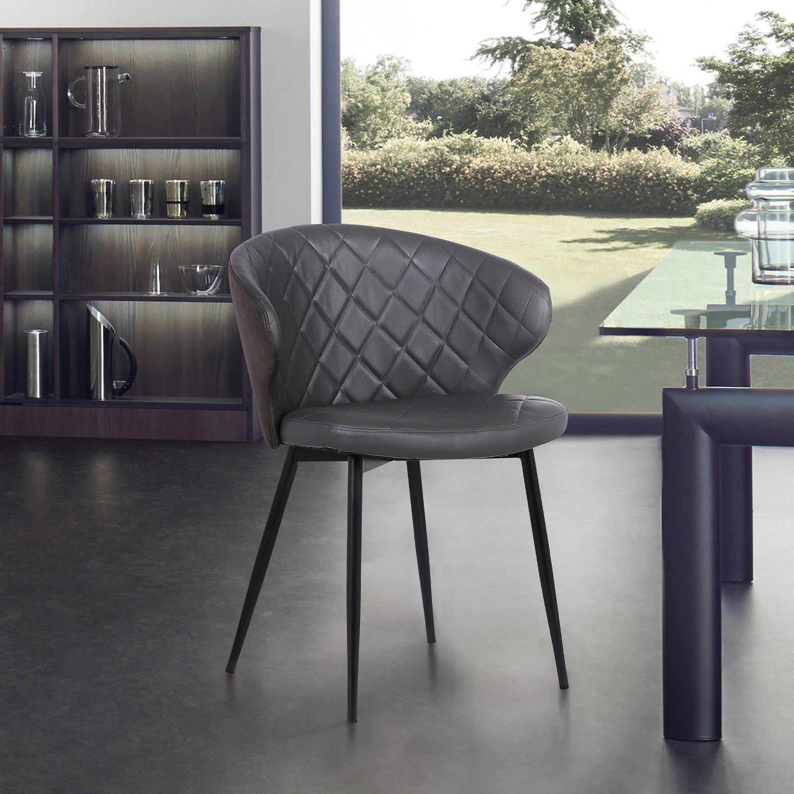 American Home Furniture Armen Living Ava Dining Chair Set of 2