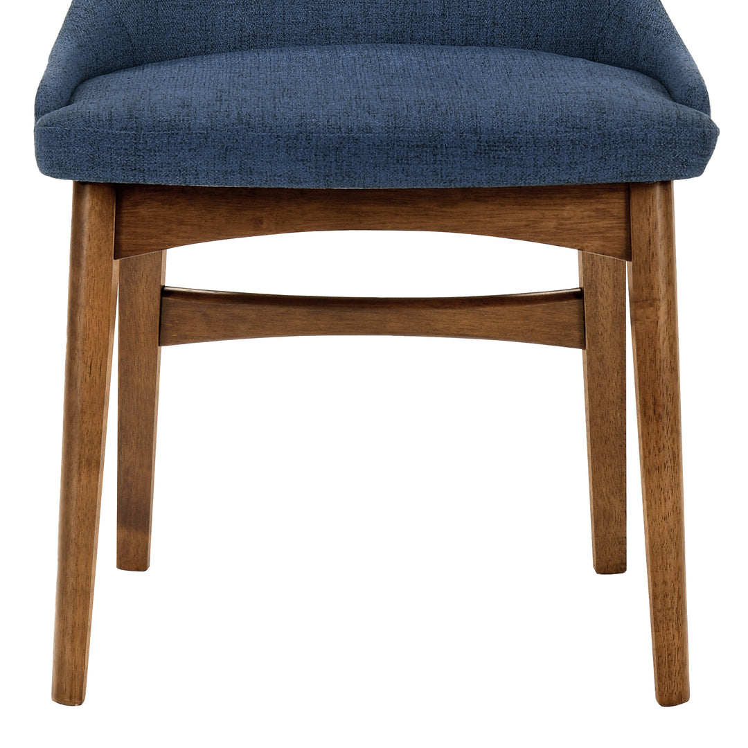 21"W x 23"D x 33"H / Blue/Walnut