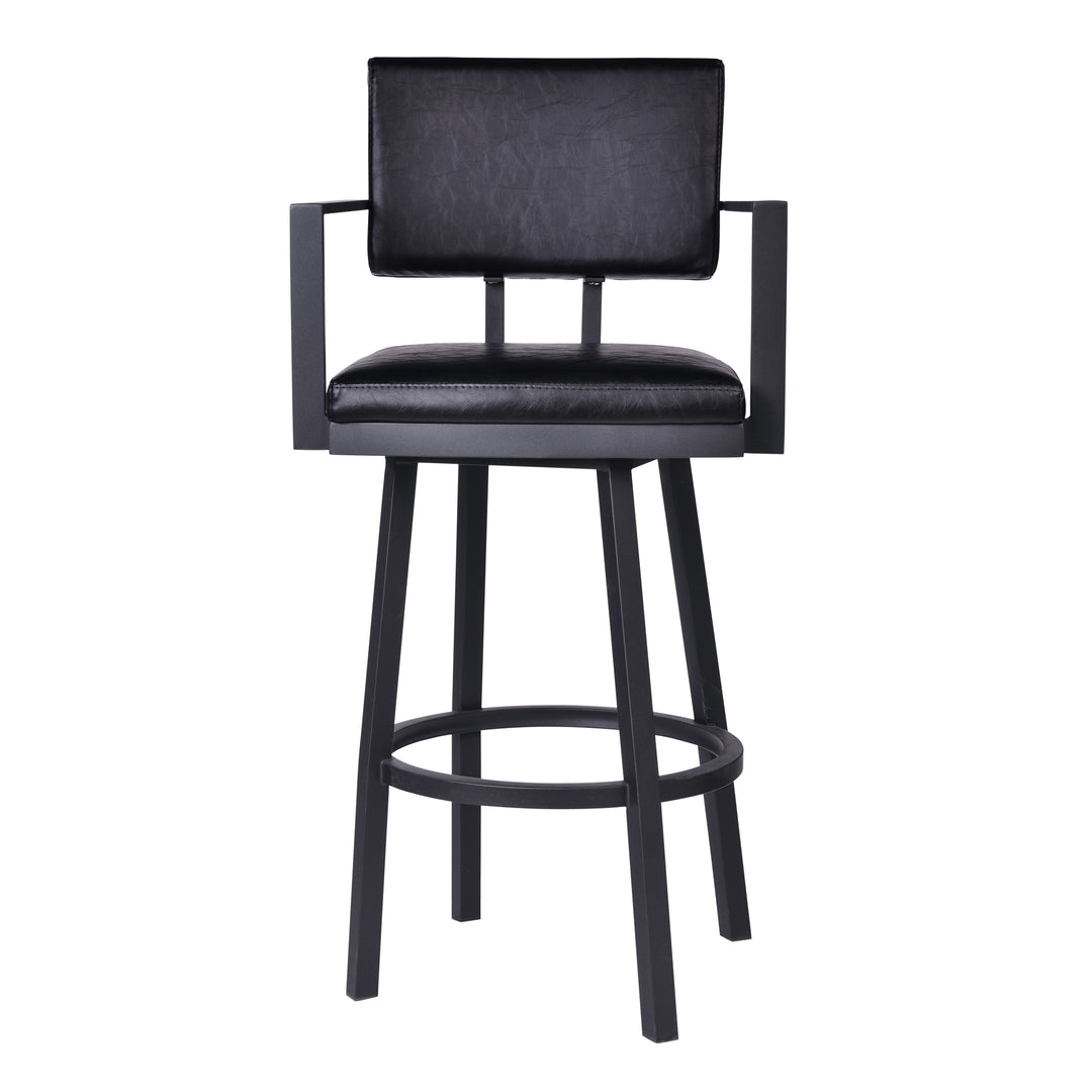American Home Furniture Armen Living Balboa 26" Counter Stool with Arms Set of 2