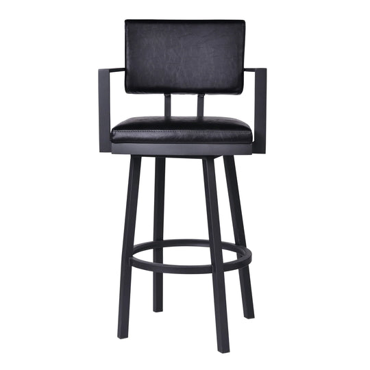 American Home Furniture Armen Living Balboa 26" Counter Stool with Arms Set of 2